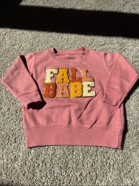 Wink Pink 'Fall Babe' Chenille Sweatshirt 2T LIKE NEW